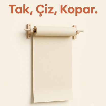 Çocuk Çizim Rulosu | Duvara Monte Sanat İstasyonu – 45cm x 50m